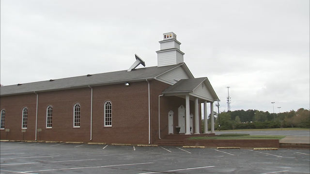 Riverdale church steeple impales roof during Irma
