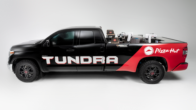 Pizza Hut testing out pie-making delivery truck