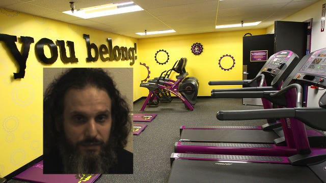 Cops bust naked man working out at gym