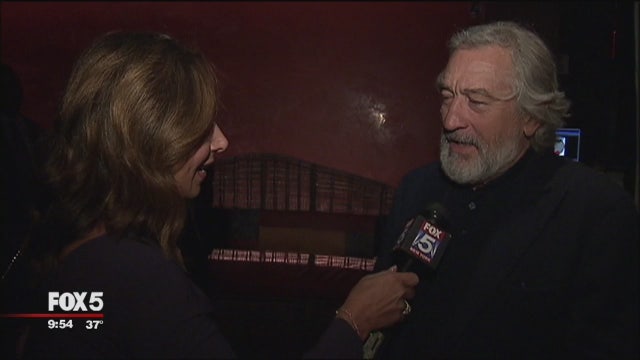 Robert De Niro salutes FDNY