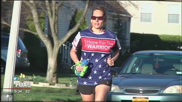 Long Islander runs marathons to support veterans