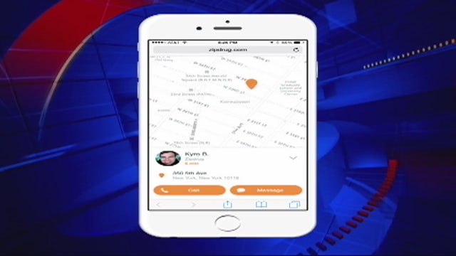Prescription drug delivery service app
