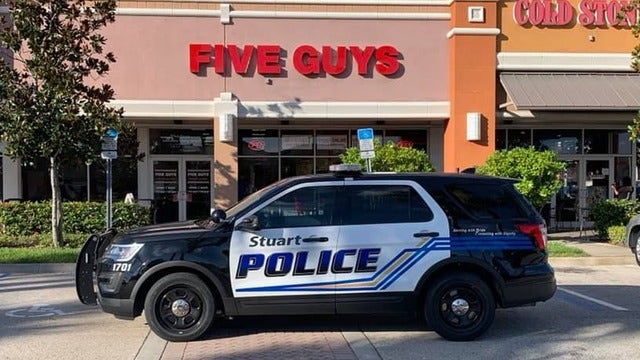 Five guys get into a fight at a Florida 'Five Guys' restaurant