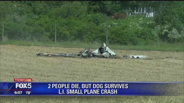 2 killed when small plane crashes on Long Island