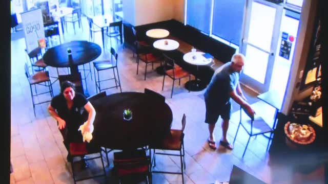 Starbucks robber to sue customer