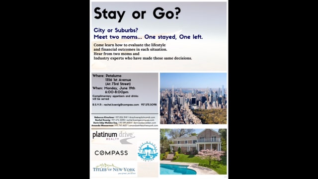 Should you leave New York City for the suburbs?