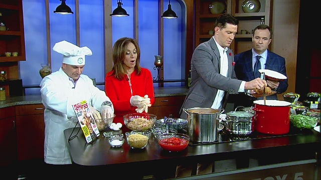 Chef Carlo Filippone and Steve Weatherford