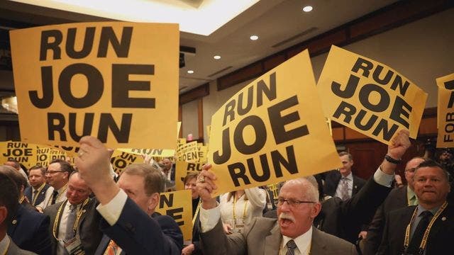 Joe Biden hints at 2020 run: Save your energy, 'I may need it in a few weeks'