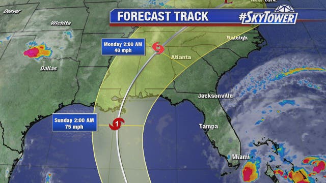 Tropical depression 16 forms; will head for Gulf of Mexico