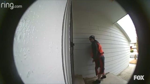 Homeowner: Camera catches delivery driver urinating on porch