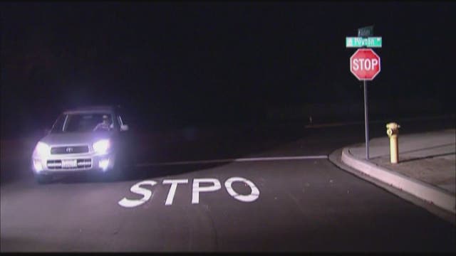 WHOOPS: Crews misspell stop sign