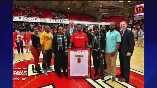 Stony Brook University helps former basketball star touched by Hurricane Dorian