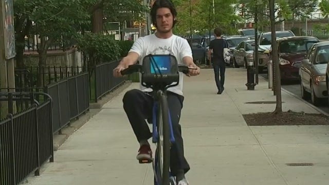 Daredevils prove you can do stunts on a Citi Bike