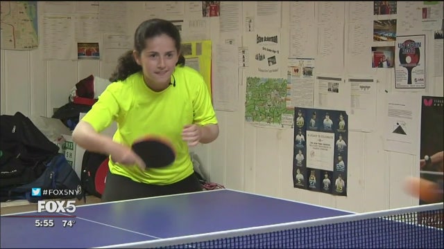 NY teenage table tennis player aims for Olympics