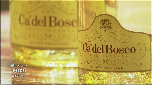 Tasting luxurious Ca' del Bosco Franciacorta wine