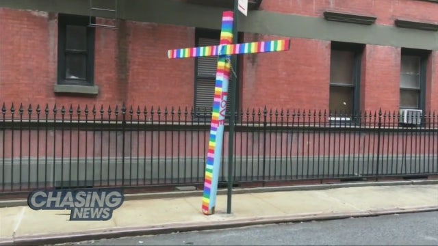The mystery of the Gay Street cross