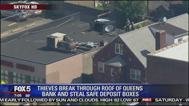 Hollywood-style bank robbery in Queens