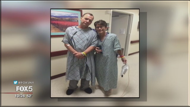 Three-way kidney swap saves Long Island woman