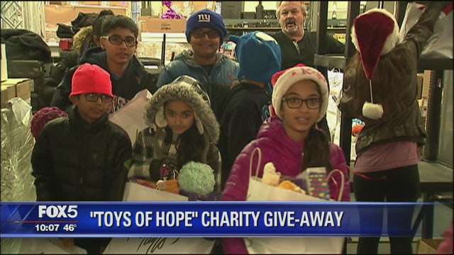 Toys of Hope help families during Christmas
