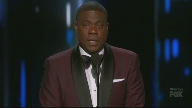 Morgan steals hearts at Emmy Awards