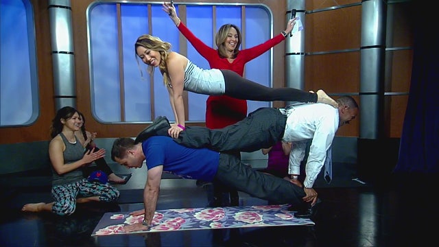 Triple stack plank