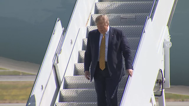 During his California visit, Trump says he will do 'something' about homelessness