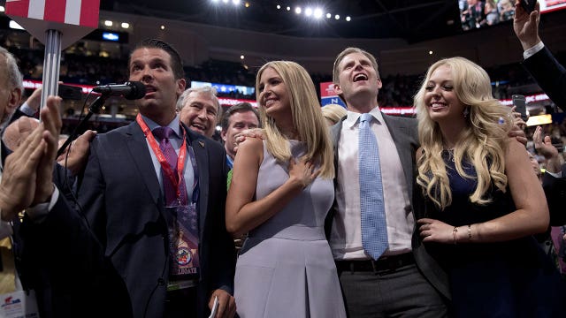 Trump children take center stage at GOP convention