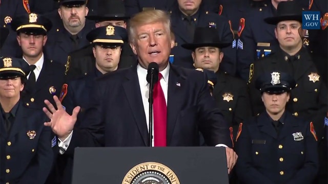President Trump vows to destroy MS-13, calls members 'animals'