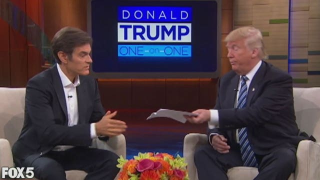 At 236 lbs., Trump says he would like to lose weight