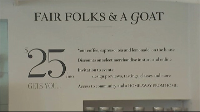 Shop offers unlimited coffee for $25 per month