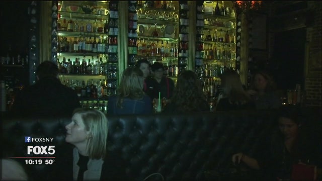 Elegant cocktail bar hidden inside ice cream shop in Manhattan