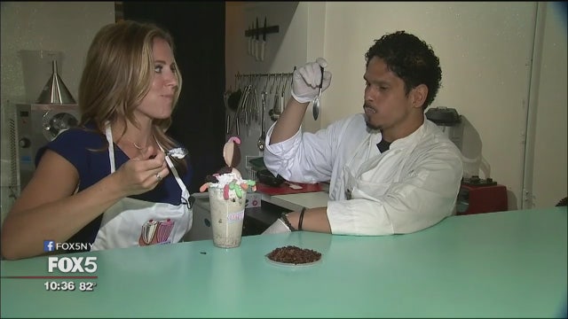 NYC shop's grasshopper, vegan and gluten-free shakes