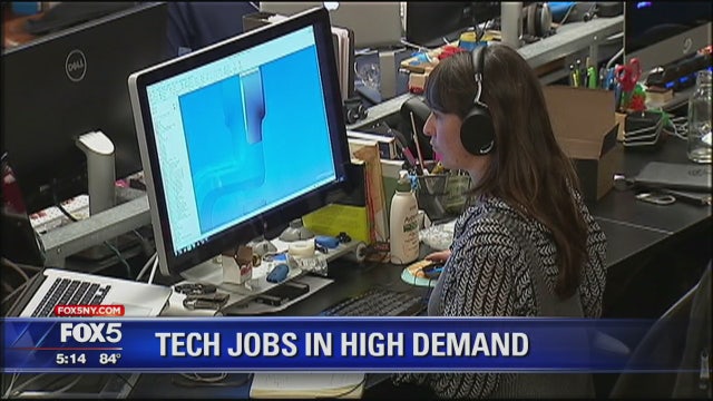 Web developers in demand in NYC