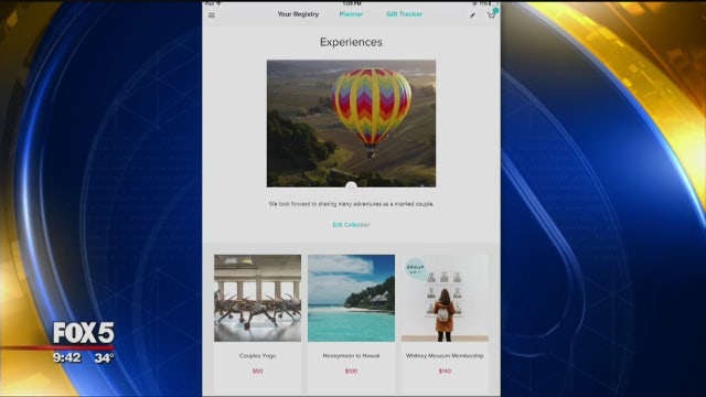 Wedding registry trends: Gifts, funds, experiences