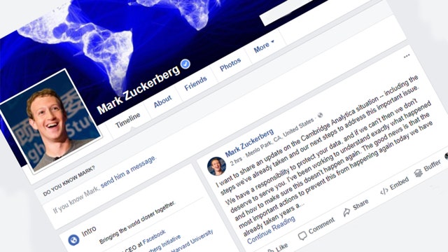 Facebook CEO Zuckerberg addresses Cambridge Analytica data scandal