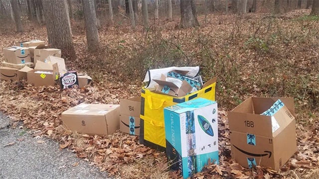 Delivery driver charged with stealing Amazon boxes