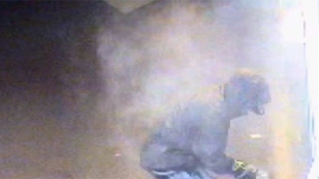 Bank robbers accidentally burn cash