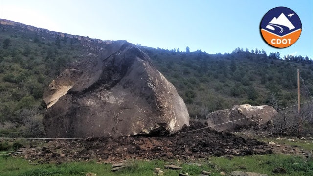 Memorial Rock: Colorado to reroute highway around massive fallen boulder