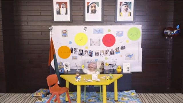 Emiratis investigate joke video of baby government employee