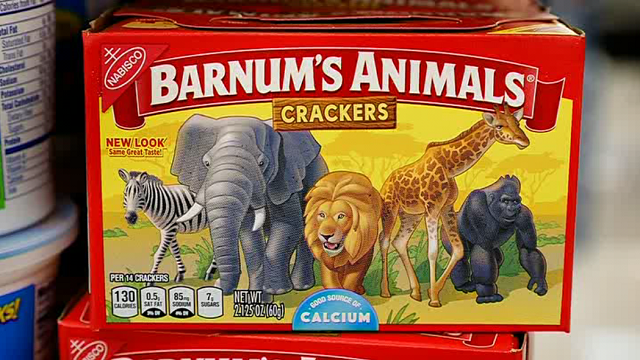 Nabisco uncages its animal crackers after 116 years