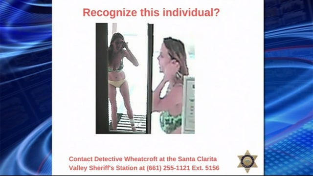 Bikini bandit on loose in California