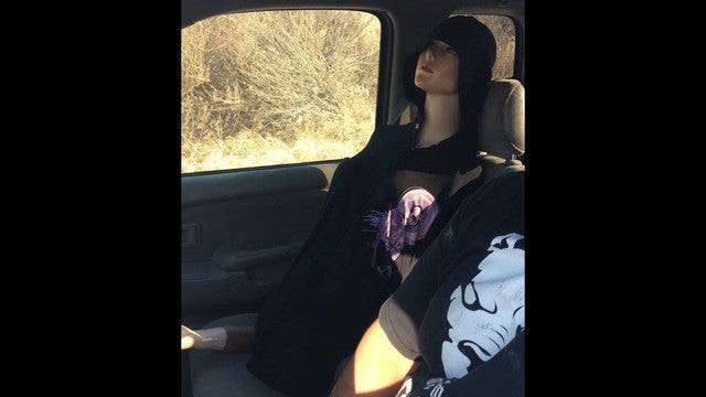 Driver caught using mannequin in carpool lane