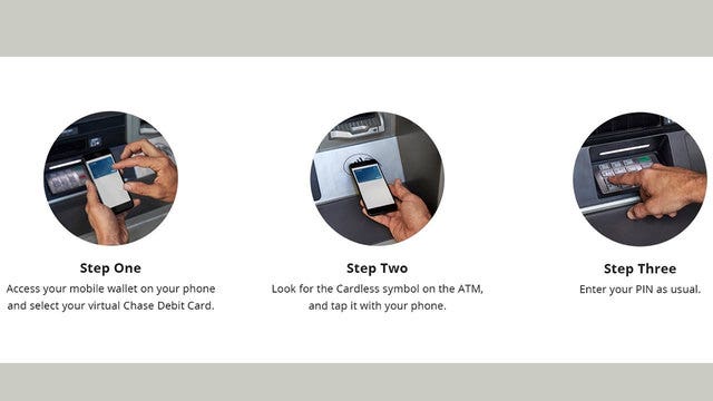 Chase ATMs go cardless