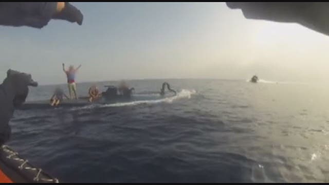 Watch: 12,800 lbs. of cocaine seized from tiny semi-submersible