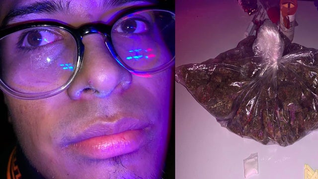 Man claims cocaine on his nose is not his