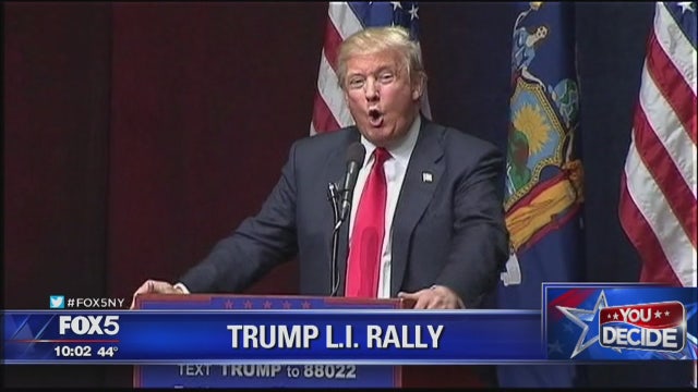 Donald Trump rally on Long Island draws huge crowd