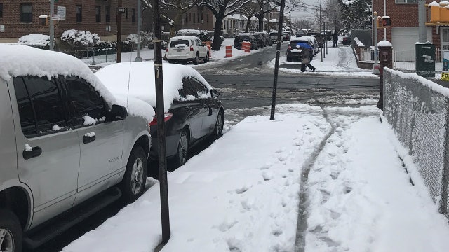 April snowstorm hits New York City area