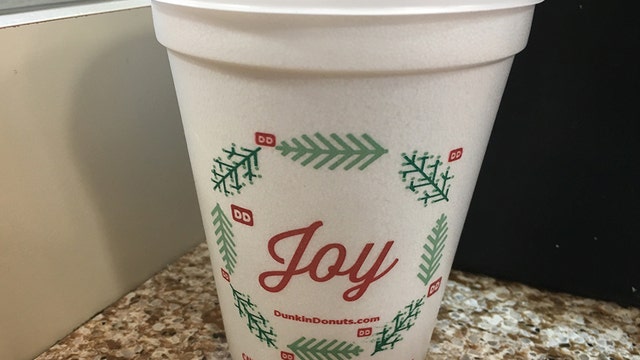 Dunkin' Donuts unveils 'Joy' holiday cups amid Starbucks backlash