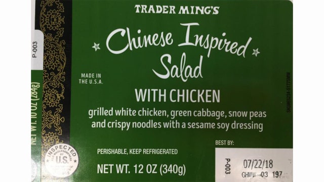 PHOTOS: Wraps and salads possibly affected by parasite