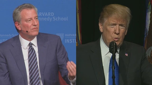 President Trump has higher favorability ratings than de Blasio in New York